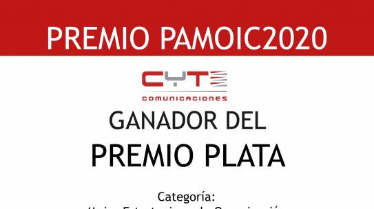CyT Comunicaciones: Premio Plata en PAMOIC2020